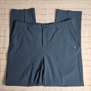1764 Signature Blaze Mens Performance Pants Blue 38x32 Golf Stretch